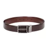BAGATT BROWN REVERSIBLE LEATHER BELT-3